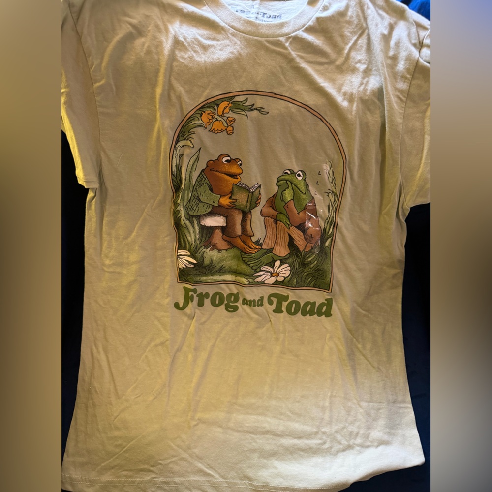 Frog and Toad Graphic Tee - Cream